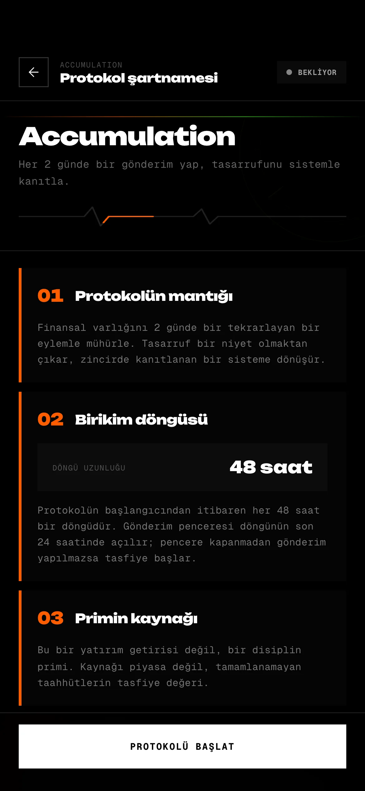 Neye söz verdiğini seçersin. — uygulama ekranı